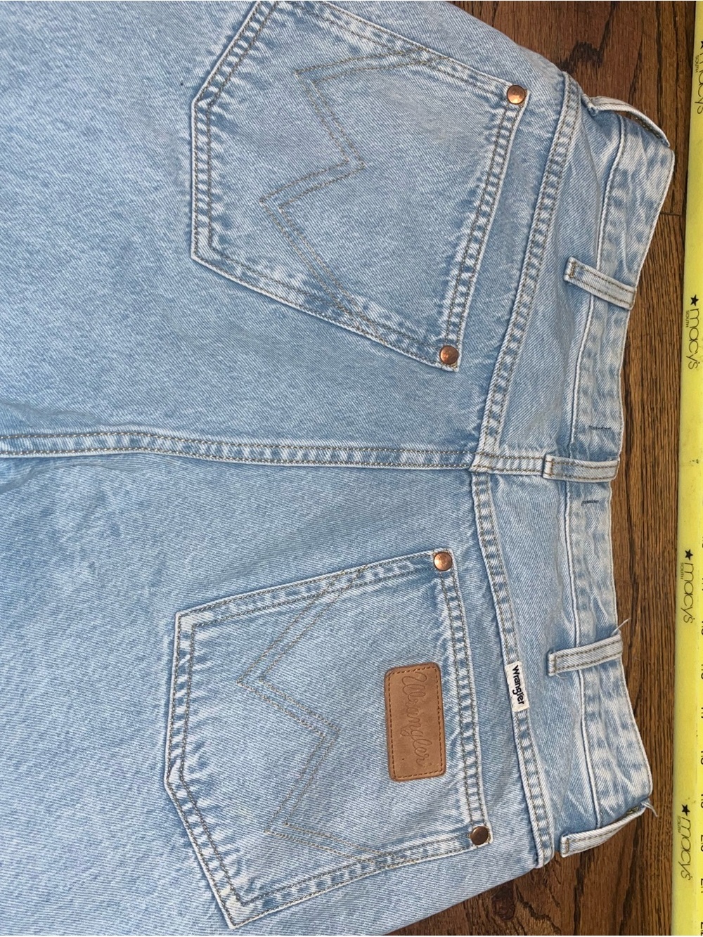 Wrangler Light Blue boyfriend Ripped Jeans - Picture 4 of 5